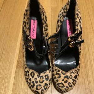 Betsey Johnson Shoes - NWOB Betsey Johnson fur heels Betsey Johnson Shoes - NWOB Betsey Johnson fur heels